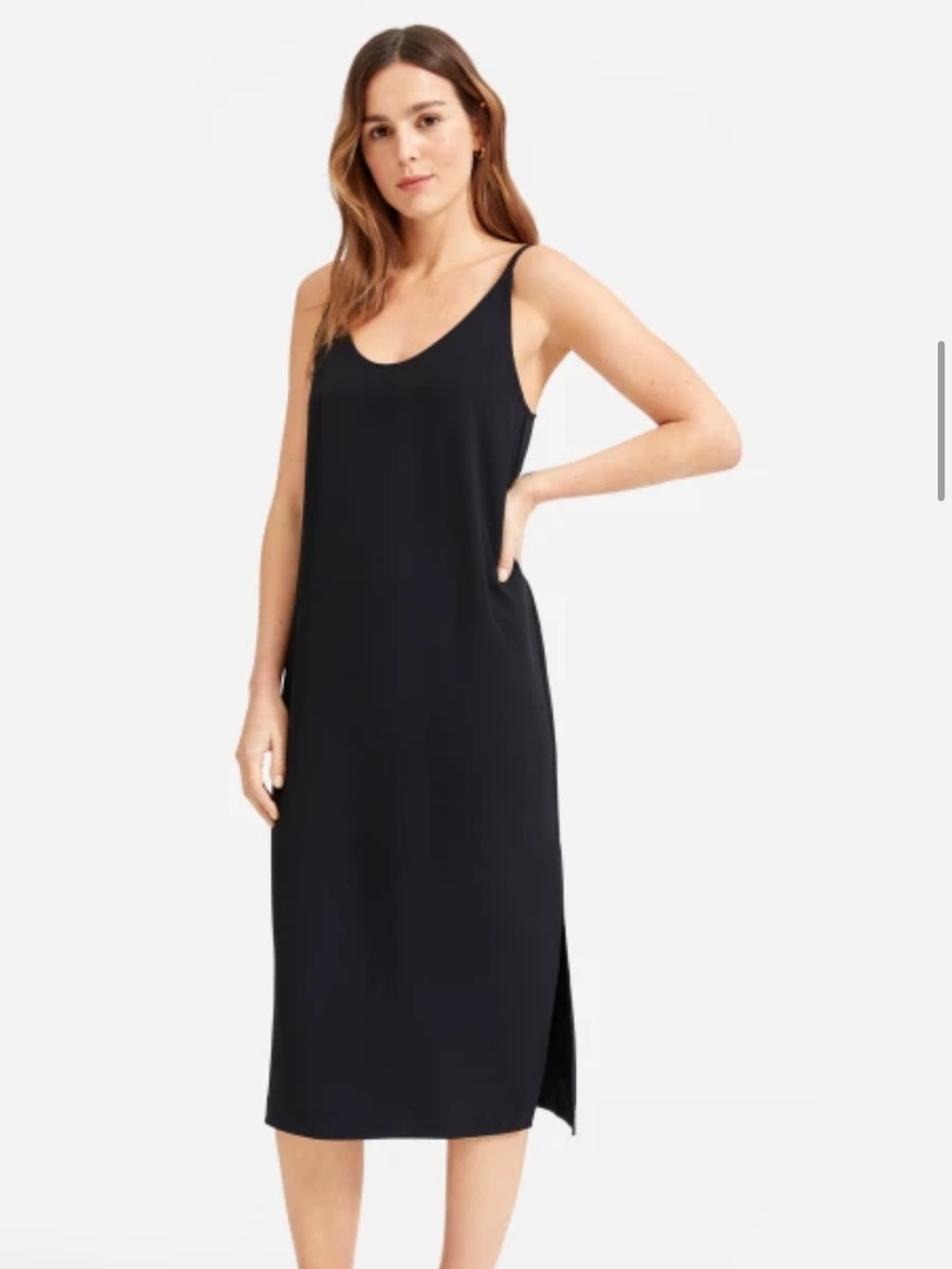 Everlane The Japanese GoWeave Long
Slip Dress